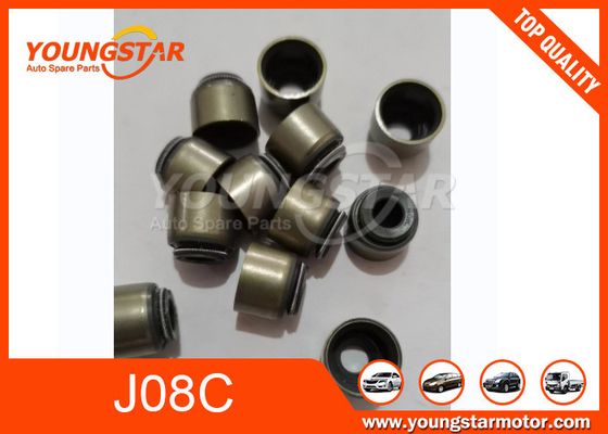 Seal de aceite de la válvula del tronco de hierro gris coloreado para HINO J08C J05C