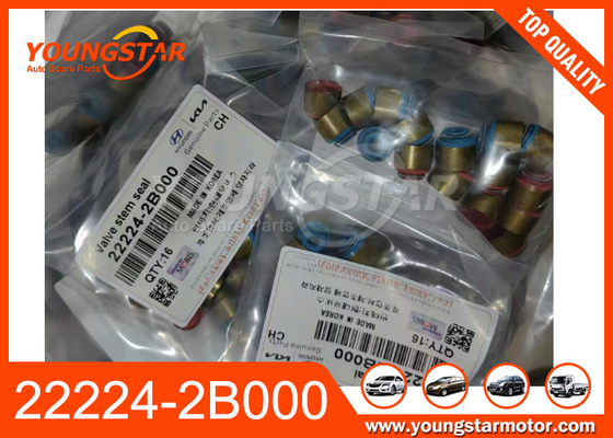 22224-2B010 22224 2B000 Sello de la válvula del motor para el Hyundai Accent Tucson KIA Rio Soul 1.6L