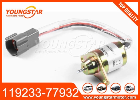 Detener el solenoide 119233-77932 para Yanmar 2TNV70 3TNM72 3TNV74F