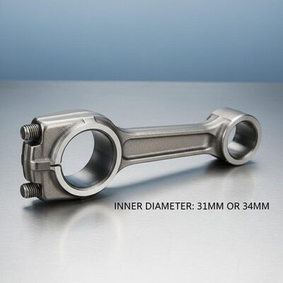 Biela de motor de acero para Isuzu 4JB1 4JB1T con diámetro interior de 31 mm o 34 mm