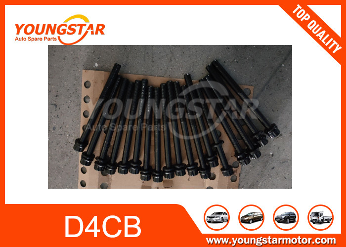 Kit de pernos para cabeza de cilindro para Hyundai D4CB 2.5L M12 / 125 * 153 18 PCS
