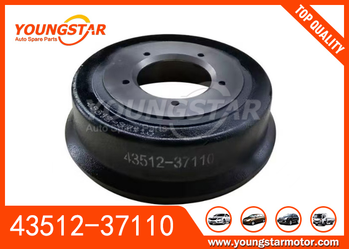 Tambor de freno 43512-37110 para TOYOTA 14B y HINO 300-SERIES 2 Generación-5 8.5T con instalación OEM