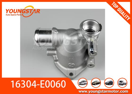 Toyota 16304-E0060 Casilla de salida de agua Casilla de termostato de aleación de aluminio de alta resistencia anticorrosora a prueba de fugas