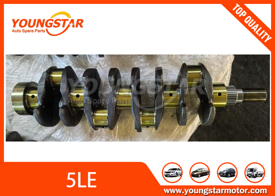 Cigüeñal 5LE nitrurado con engranaje y sensor para motor diésel Toyota